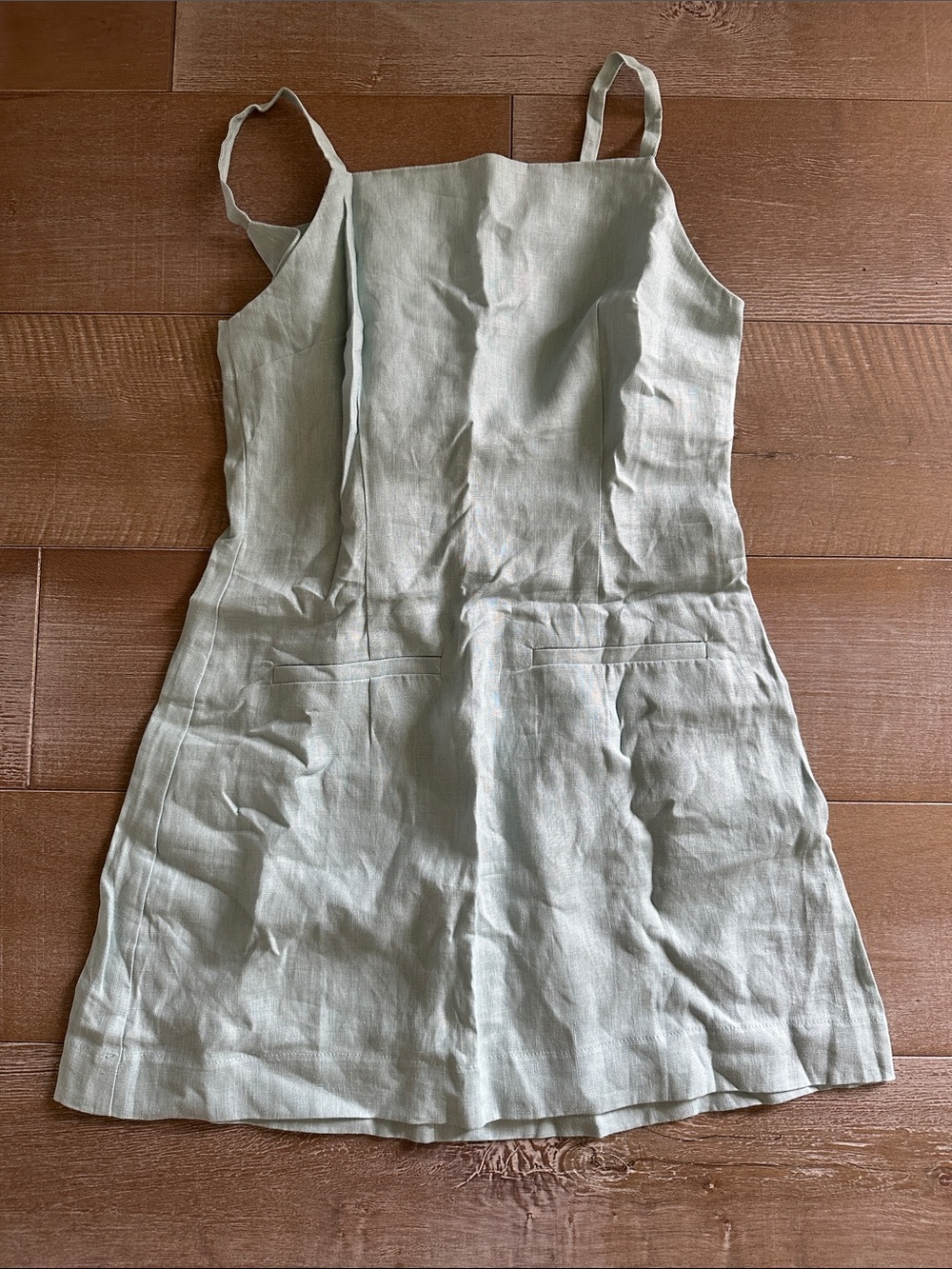 Reformation Phillipa Linen Dress - Aquamarine - Size 4 NWT